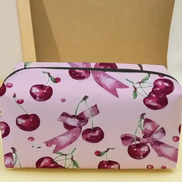 Cherry BWT Print Cosmetic Bag - Picture 6 of 6